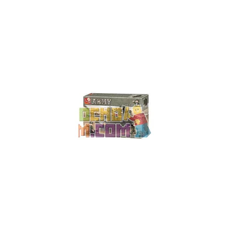 SLUBAN M38-B0285 B0285 0285 M38B0285 38-B0285 Xếp hình kiểu  MILITARY ARMY Leopard 2A6M Xe Tăng Con Báo 217 khối