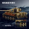 Sluban M38-B1533 Xếp hình lắp ráp ghép mô hình Tăng hạng nặng Tiger E-S 1:35
