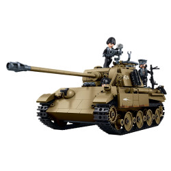 Sluban M38-B1535 Xếp hình lắp ráp ghép mô hình Xe tăng hạng trung Panther G-S