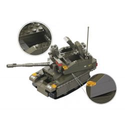 SLUBAN M38-B0285 B0285 0285 M38B0285 38-B0285 Xếp hình kiểu  MILITARY ARMY Leopard 2A6M Xe Tăng Con Báo 217 khối