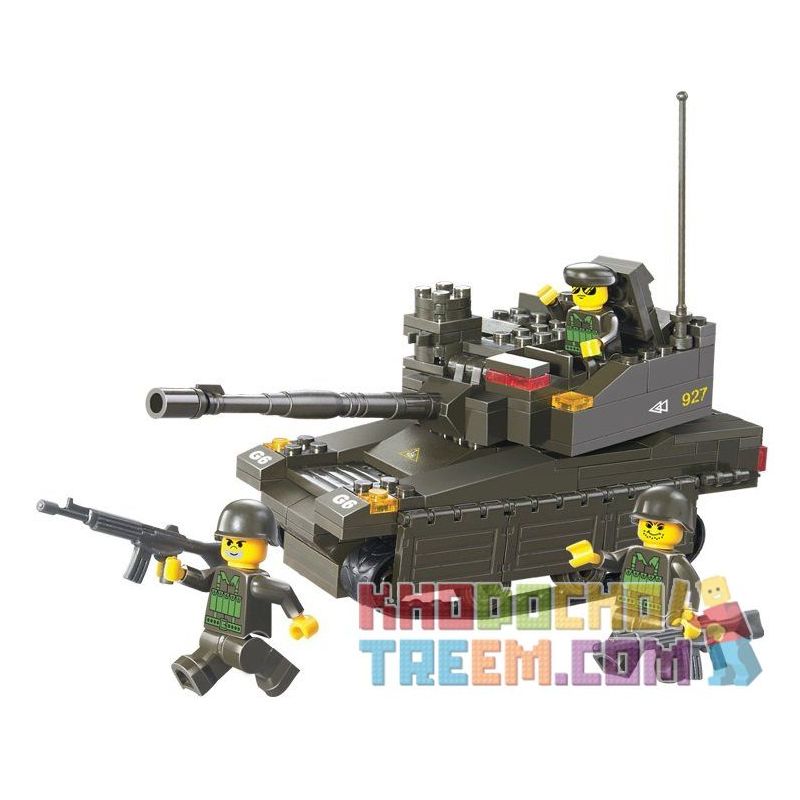 SLUBAN M38-B0285 B0285 0285 M38B0285 38-B0285 Xếp hình kiểu Lego MILITARY ARMY Leopard 2A6M Xe Tăng Con Báo 217 khối