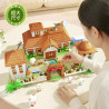 Wekki 518211 Xếp hình lắp ráp ghép mô hình Con dê dễ chịu và con sói to lớn: Lễ kỷ niệm 20 năm thành lập trường cừu to béo