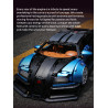 Lingrui Model Jimu Liangpin 10553 Bugatti Veyron Xếp hình lắp ráp ghép mô hình Bugatti Veyron