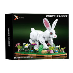 Xbert 66255 White Rabbit Xếp hình lắp ráp ghép mô hình thỏ trắng