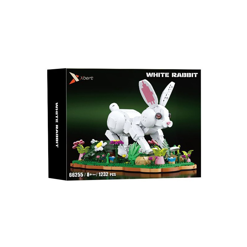 Xbert 66255 White Rabbit Xếp hình lắp ráp ghép mô hình thỏ trắng
