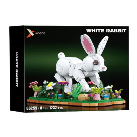 Xbert 66255 White Rabbit Xếp hình lắp ráp ghép mô hình thỏ trắng