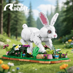 Xbert 66255 White Rabbit Xếp hình lắp ráp ghép mô hình thỏ trắng