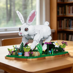 Xbert 66255 White Rabbit Xếp hình lắp ráp ghép mô hình thỏ trắng