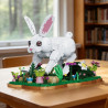 Xbert 66255 White Rabbit Xếp hình lắp ráp ghép mô hình thỏ trắng