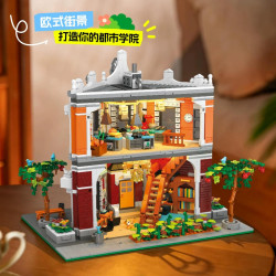 JIESTAR 89139 Xếp hình lắp ráp ghép mô hình học viện ẩm thực