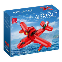 JIESTAR JJ9255 Aircraft Porco Rosso Xếp hình lắp ráp ghép mô hình Porco Rosso