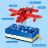 JIESTAR JJ9255 Aircraft Porco Rosso Xếp hình lắp ráp ghép mô hình Porco Rosso