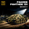 Tikka TK8005 Panzer Panther 131 Xếp hình lắp ráp ghép mô hình Xe tăng báo gêpa 131