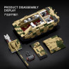 Tikka TK8005 Panzer Panther 131 Xếp hình lắp ráp ghép mô hình Xe tăng báo gêpa 131