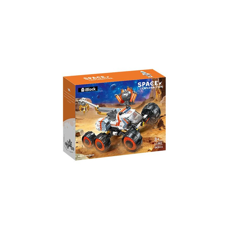 iBlock LL002 Xếp hình lắp ráp ghép mô hình Cánh tay robot thám hiểm mặt trăng