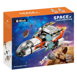 iBlock LL003 Versatile Space Craft Xếp hình lắp ráp ghép mô hình Tàu vũ trụ mô-đun thám hiểm không gian sâu Tàu vũ trụ đa chức năng