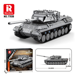 Reobrix 77038 Leopard 1 Xếp hình lắp ráp ghép mô hình xe tăng Leopard 1