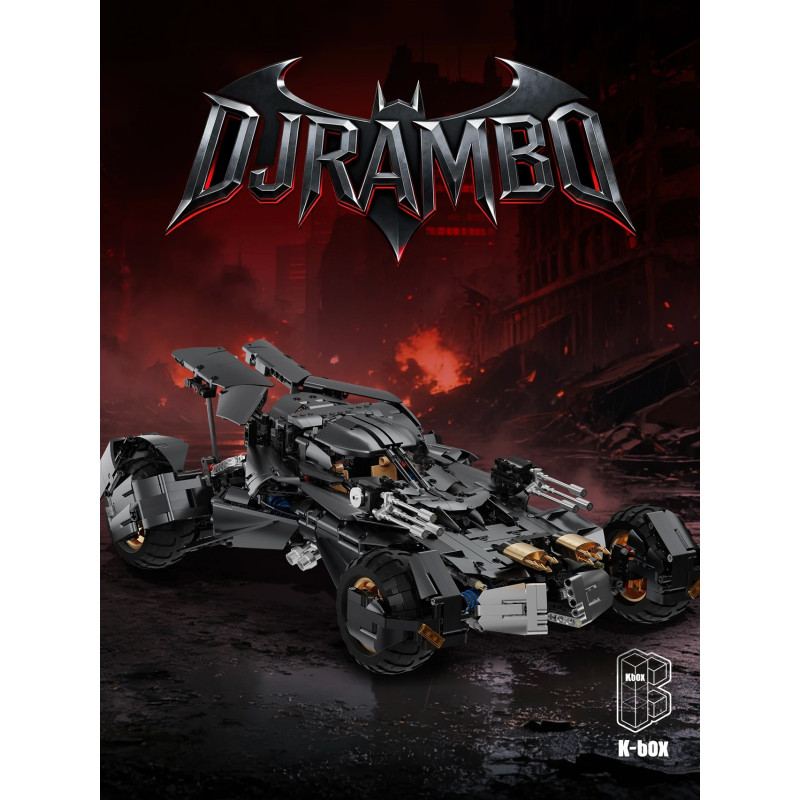 Lingrui Model Jimu Liangpin 10569 Xếp hình lắp ráp ghép mô hình Batmobile