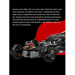 Lingrui Model Jimu Liangpin 10569 Xếp hình lắp ráp ghép mô hình Batmobile