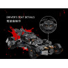 Lingrui Model Jimu Liangpin 10569 Xếp hình lắp ráp ghép mô hình Batmobile