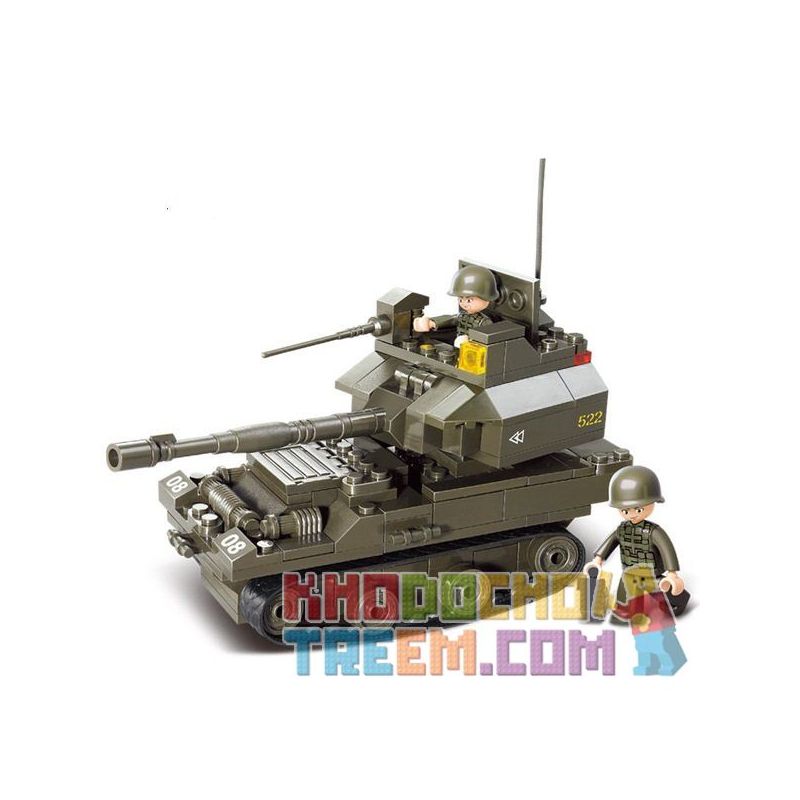 SLUBAN M38-B0282 B0282 0282 M38B0282 38-B0282 Xếp hình kiểu Lego MILITARY ARMY T90 Tank Xe Tăng T90 171 khối