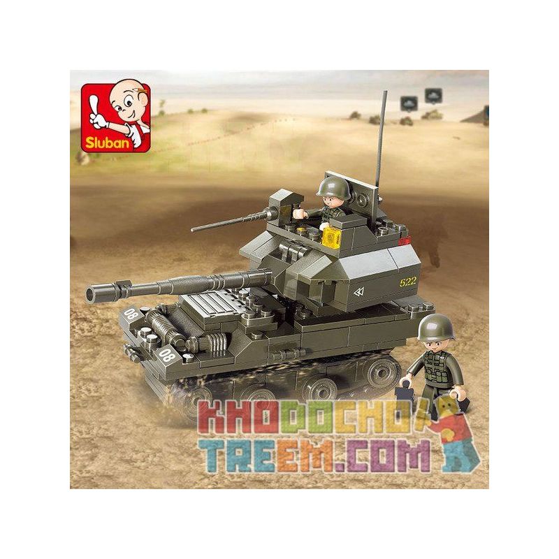 SLUBAN M38-B0282 B0282 0282 M38B0282 38-B0282 Xếp hình kiểu  MILITARY ARMY T90 Tank Xe Tăng T90 171 khối