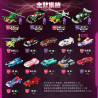 BLOKEES 75609 Xếp hình lắp ráp ghép mô hình Máy biến áp: Hộp mù ô tô C03 Thunder Racing 2 1:64
