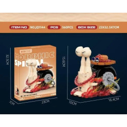 Jiqi JQ1144 Xếp hình lắp ráp ghép mô hình One Piece: Đốt điện thoại Lỗi Ace