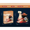 Jiqi JQ1144 Xếp hình lắp ráp ghép mô hình One Piece: Đốt điện thoại Lỗi Ace