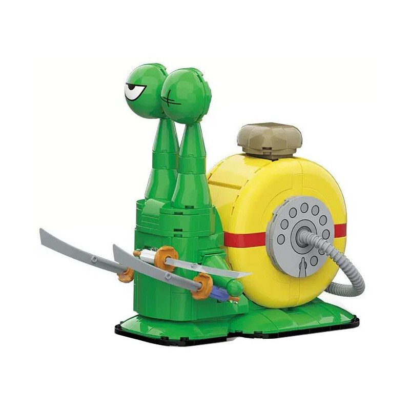 Jiqi JQ1145 Xếp hình lắp ráp ghép mô hình One Piece: Con bọ điện thoại ba lưỡi Zoro