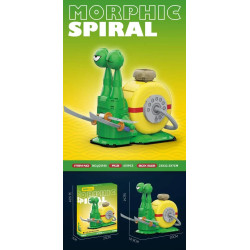 Jiqi JQ1145 Xếp hình lắp ráp ghép mô hình One Piece: Con bọ điện thoại ba lưỡi Zoro