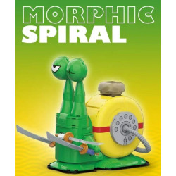 Jiqi JQ1145 Xếp hình lắp ráp ghép mô hình One Piece: Con bọ điện thoại ba lưỡi Zoro