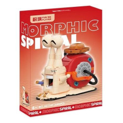 Jiqi JQ1147 Xếp hình lắp ráp ghép mô hình One Piece: Con bọ điện thoại cao su Luffy