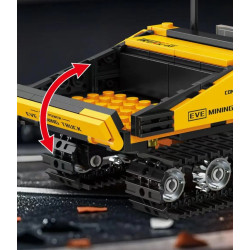 KAZI GBL BOZHI KY80475 Xếp hình lắp ráp ghép mô hình Xe tải khai thác EVE chuyển đổi 2