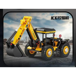 KAZI GBL BOZHI KY80476 Xếp hình lắp ráp ghép mô hình Xe nâng hai chiều JCE 2 biến thể