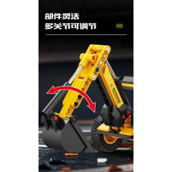 KAZI GBL BOZHI KY80476 Xếp hình lắp ráp ghép mô hình Xe nâng hai chiều JCE 2 biến thể