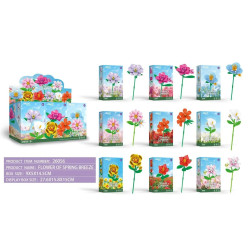 Fine bricks 26056 Flower Of Spring Breeze Xếp hình lắp ráp ghép mô hình Gió Xuân Hoa 9 Kiểu