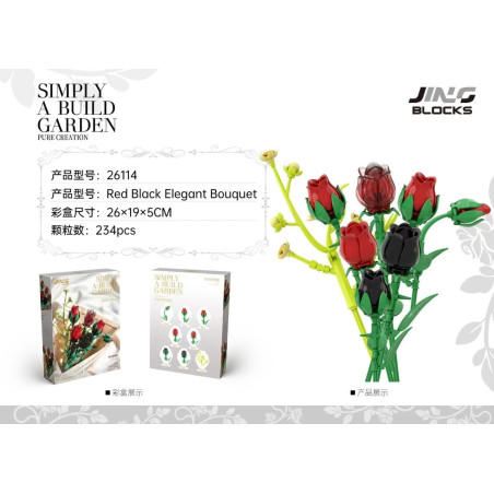 Fine bricks 26114 Simply A Build Garden Pure Creation Xếp hình lắp ráp ghép mô hình khu vườn thuần khiết