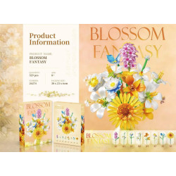 Fine bricks 26274 Blossom Fantasy Xếp hình lắp ráp ghép mô hình tưởng tượng nở hoa