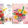 Fine bricks 26273 Alight Pink Butterfly Romance Xếp hình lắp ráp ghép mô hình Bó hoa bướm hồng nhạt lãng mạn