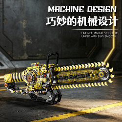 Beautiful and 13108 Chainsaw Xếp hình lắp ráp ghép mô hình cưa máy cơ khí