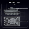 Le Yi 66106 Tiger Tank Xếp hình lắp ráp ghép mô hình xe tăng hổ