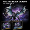 Le Yi 76118 Hellfire Black Dragon Xếp hình lắp ráp ghép mô hình Thợ săn quái vật: Rồng đen rực rỡ Rồng đen lửa địa ngục