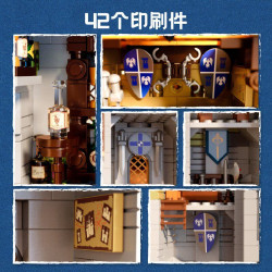 iambrick 40214 Nest City Azurelight Hall Xếp hình lắp ráp ghép mô hình Lục địa Gryan: Nestor, thành phố Lanyao