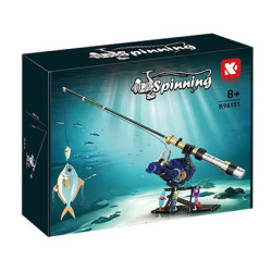 KAIYU KeeYee World K96151 Spinning Xếp hình lắp ráp ghép mô hình cần câu bánh xe quay