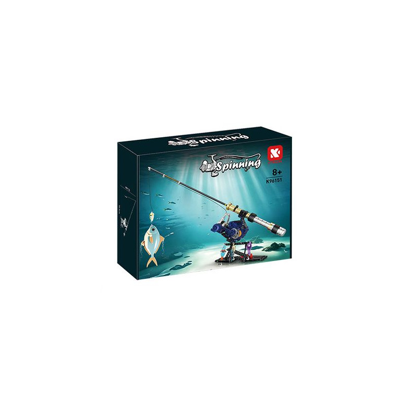 KAIYU KeeYee World K96151 Spinning Xếp hình lắp ráp ghép mô hình cần câu bánh xe quay