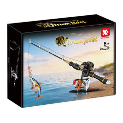 KAIYU KeeYee World K96249 Drum Reel Xếp hình lắp ráp ghép mô hình cần câu trống
