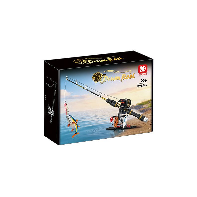 KAIYU KeeYee World K96249 Drum Reel Xếp hình lắp ráp ghép mô hình cần câu trống
