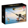 KAIYU KeeYee World K96249 Drum Reel Xếp hình lắp ráp ghép mô hình cần câu trống