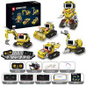 KAIYU KeeYee World K96195 Xếp hình lắp ráp ghép mô hình Robot kỹ thuật hiển thị kỹ thuật số năm trong một